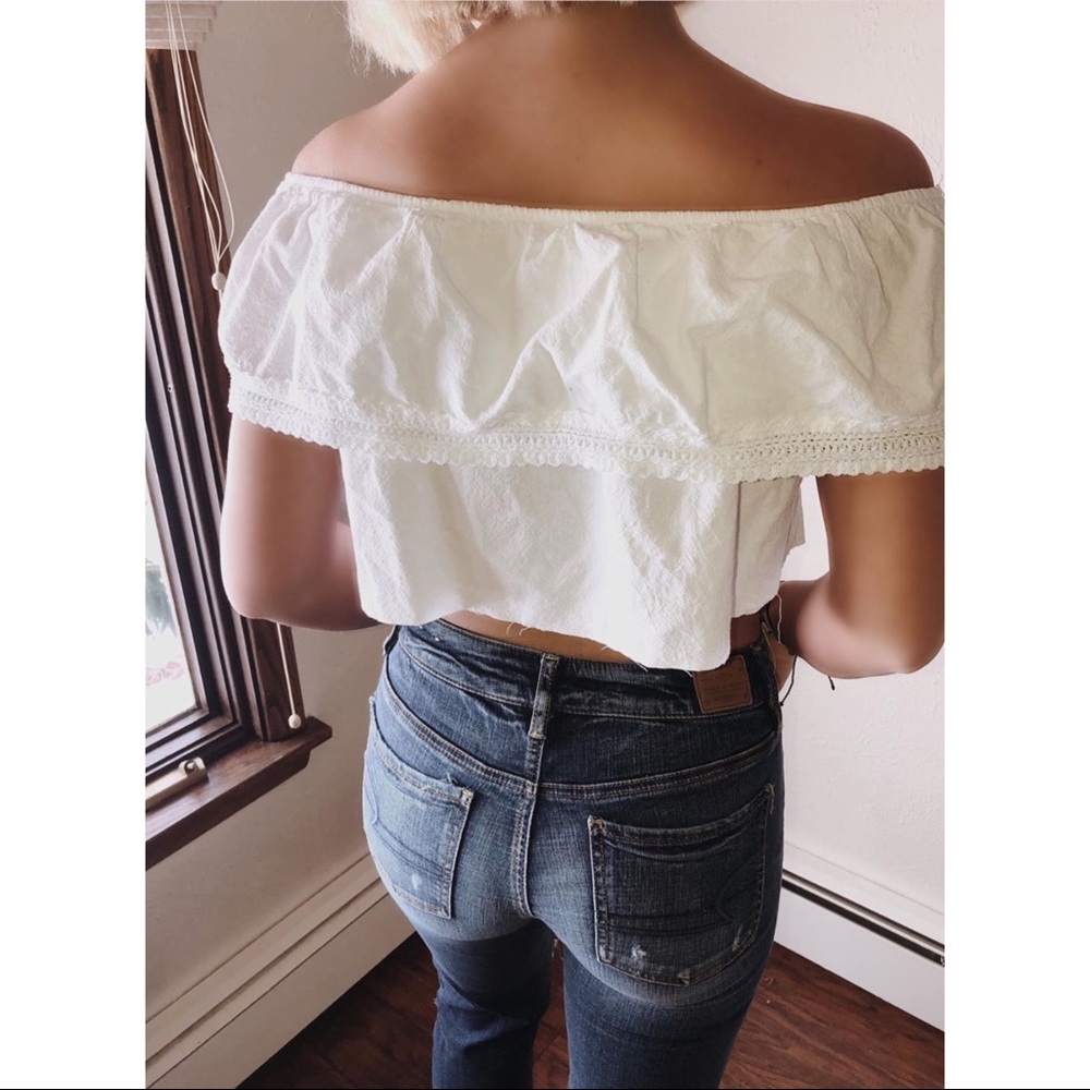 CROPPED TOP SHIRT - Picture 2 of 2